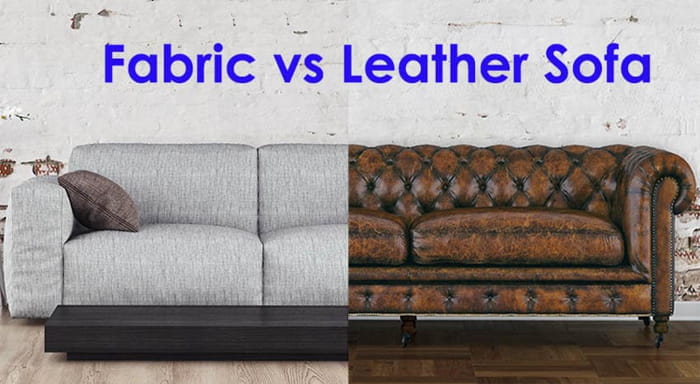 is leather sofa better than fabric
