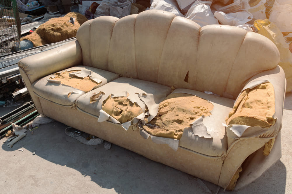 how much furniture ends up in landfill