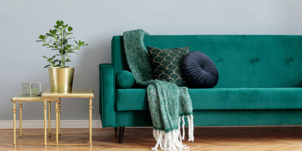 how to clean velvet sofa at home