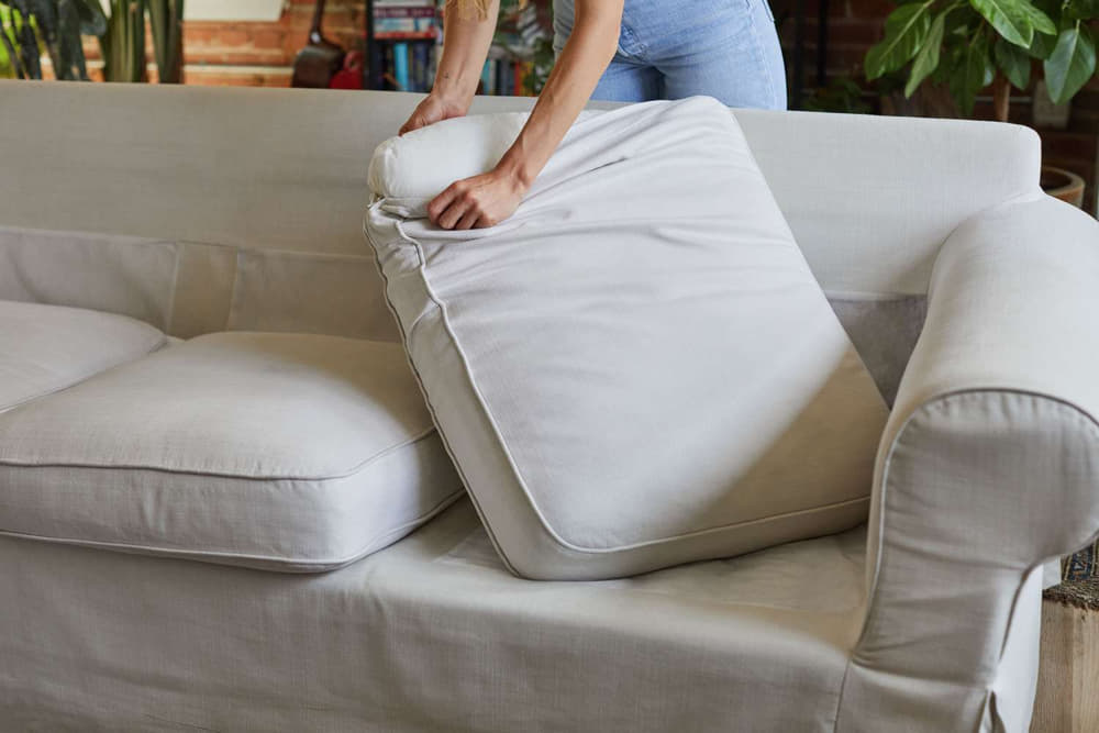 how to keep couch cushions from sinking