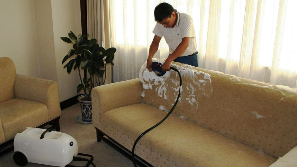 what can you clean sofa with