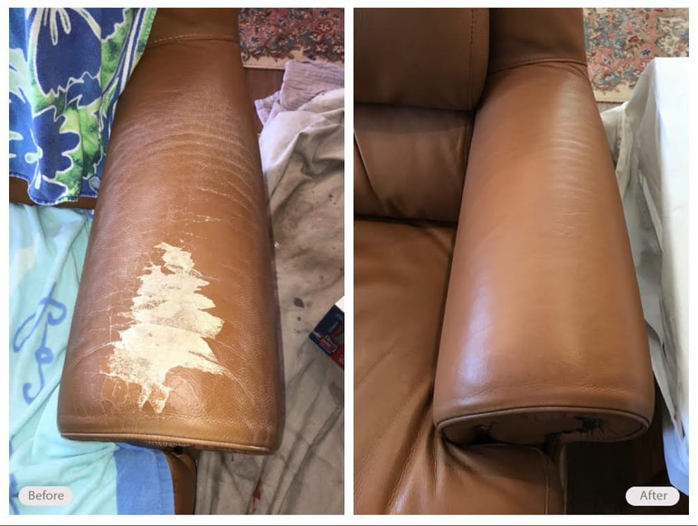 who can repair leather sofa