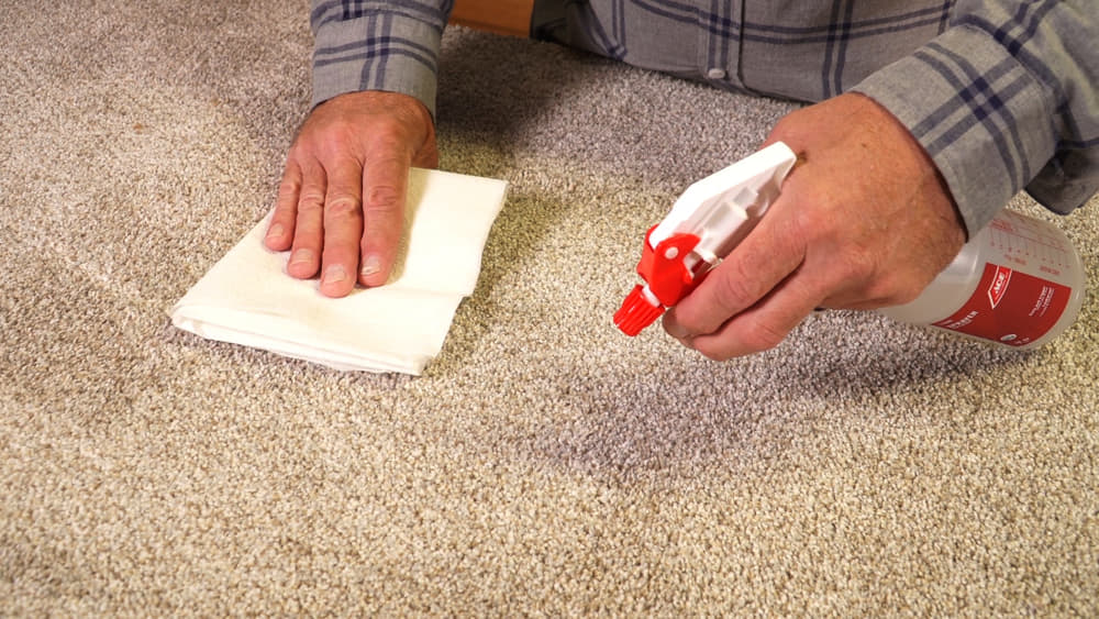 how to get sofa dents out of carpet